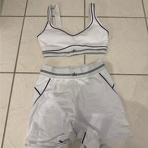 ALO Yoga Women's White Set